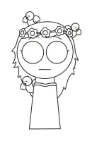 Incredibox Sprunki kleurplaat 21